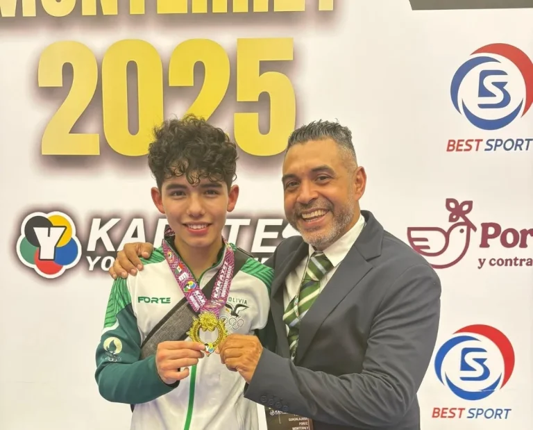 Leonardo Vargas, del Copelme Team, le entrega a Bolivia su primer oro mundial en karate