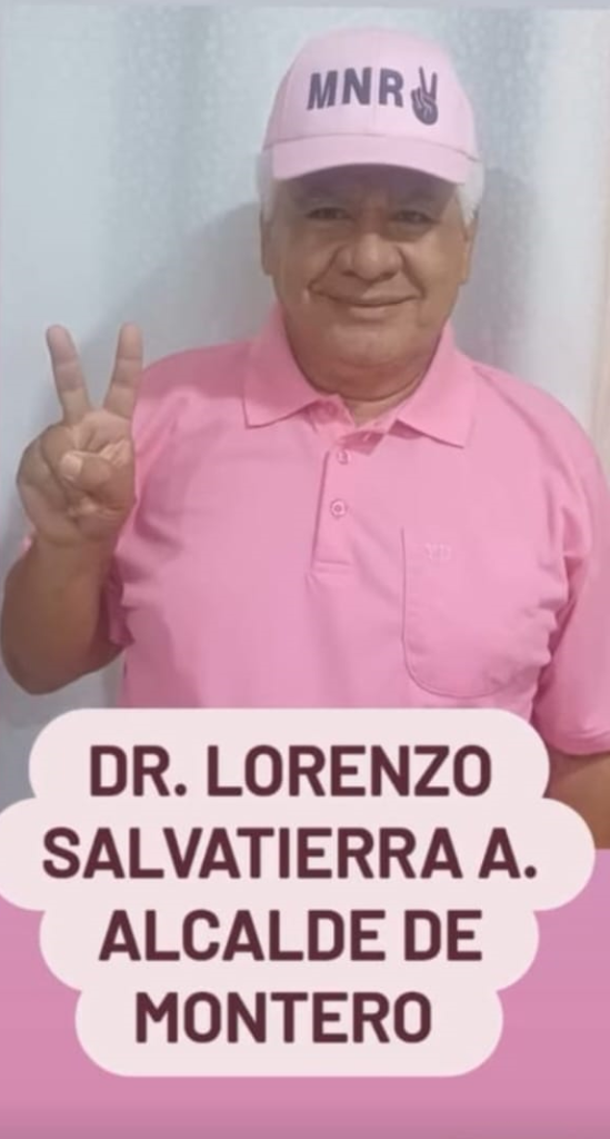 MNR retira apoyo a Lorenzo Salvatierra y evalúa nueva candidatura