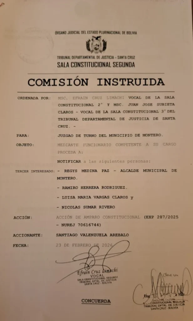 Santiago Valenzuela: «La corrupción tiene fecha de vencimiento»