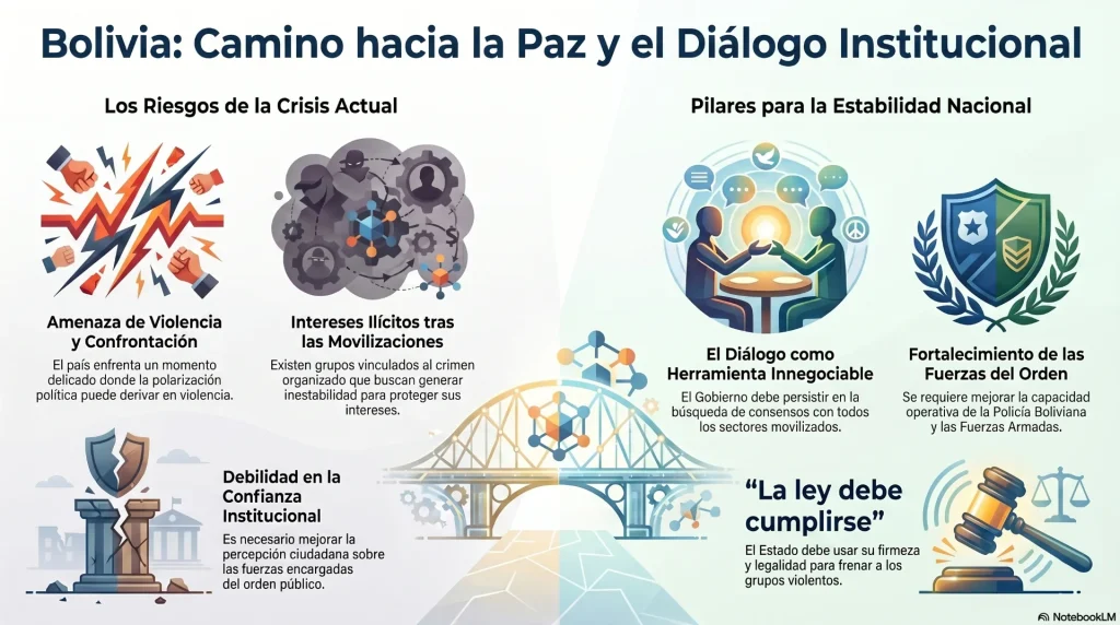 Miguel Ángel Hurtado advierte riesgos de violencia y pide fortalecer el diálogo para superar la crisis nacional