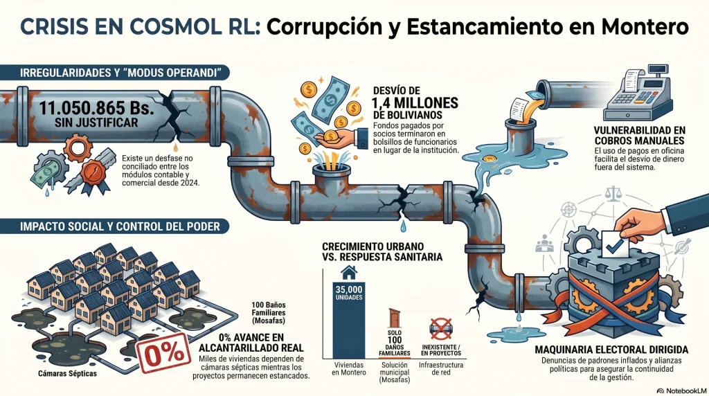 COSMOL, bajo la lupa: denuncian corrupción, millonarias irregularidades y control político.