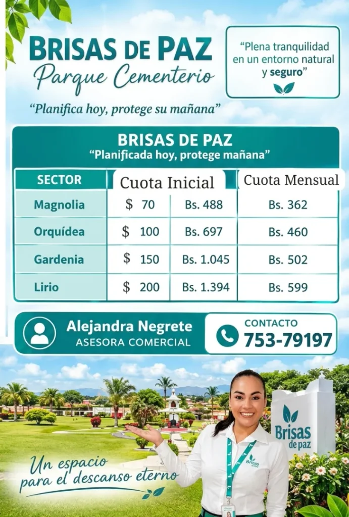Montero: Brisas de Paz prevé inaugurar su capilla el 2 de noviembre